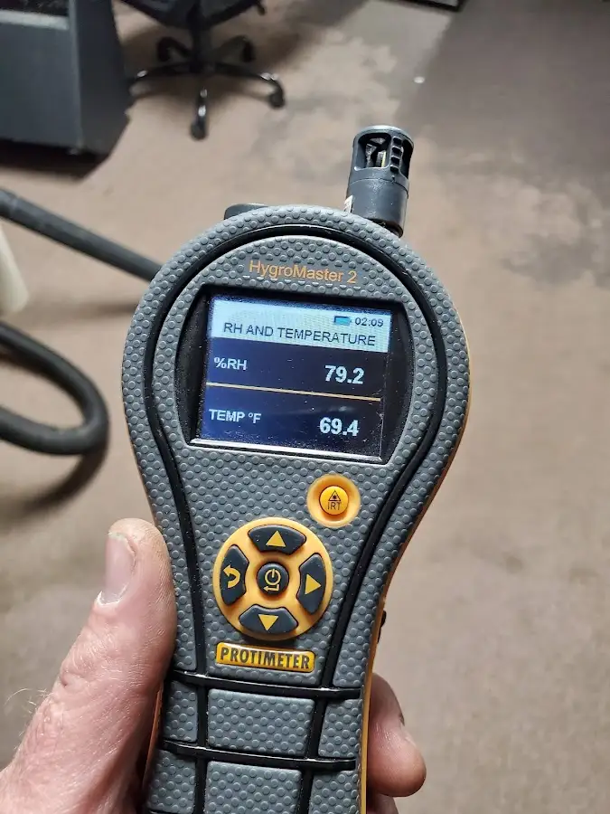 Moisture meter humidity assessment for Fire & Smoke Damage Restoration in Broadview