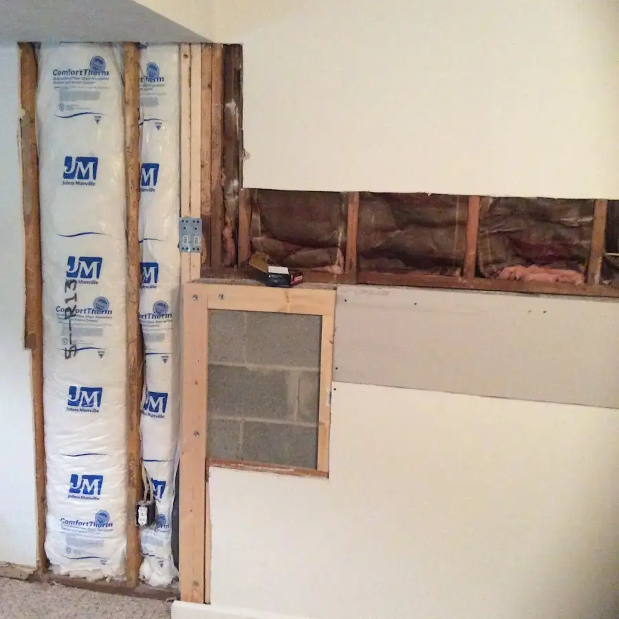 Wall insulation replacement during Odor Removal & Deodorization in Broadview